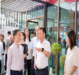 武进区政协主席郑政平一行调研武进人民商场